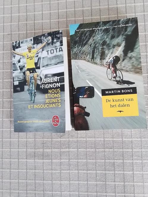 2 boeken: Laurent Fignon en De kunst van het dalen., Livres, Livres de sport, Neuf, Course à pied et Cyclisme, Enlèvement