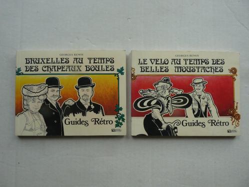 2 Guides rétro: Le Vélo + Bruxelles au temps Chapeaux Boules, Livres, BD, Comme neuf, Enlèvement ou Envoi