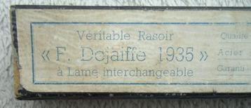 Scheermes F. Dejaiffe 1935  beschikbaar voor biedingen