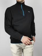 Puma Golf sweater met kwartrits - 100% katoen - Maat L, Maat 52/54 (L), Zo goed als nieuw, Puma, Zwart