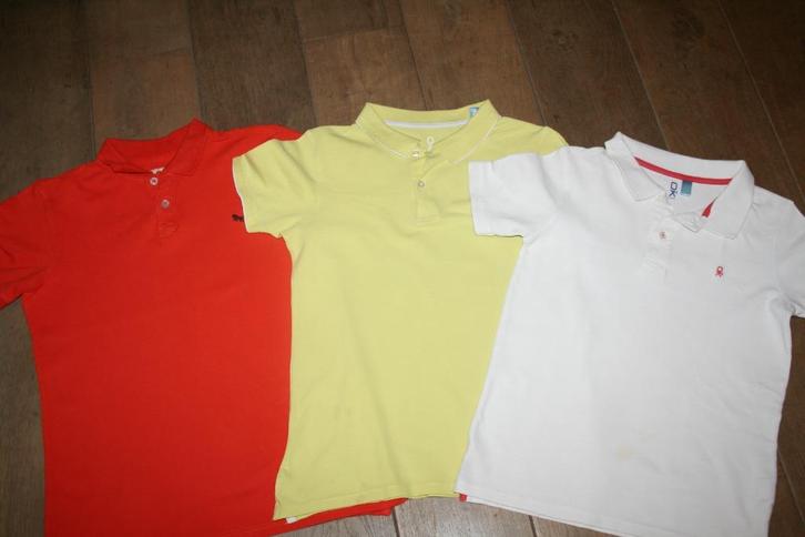 Maat 152 - Zara - oranje polo (+ 2 gratis), Kinderen en Baby's, Kinderkleding | Maat 152, Zo goed als nieuw, Jongen, Shirt of Longsleeve