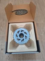 Sram red axs cassette 10-28 met hotwax ketting als nieuw, Enlèvement ou Envoi, Vélo de course, Comme neuf, Dérailleur ou Chaîne