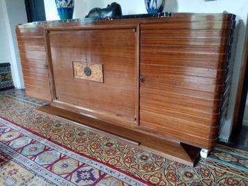 Buffetdressoir, dressoir, art deco, gaston, vis, mahonie beschikbaar voor biedingen