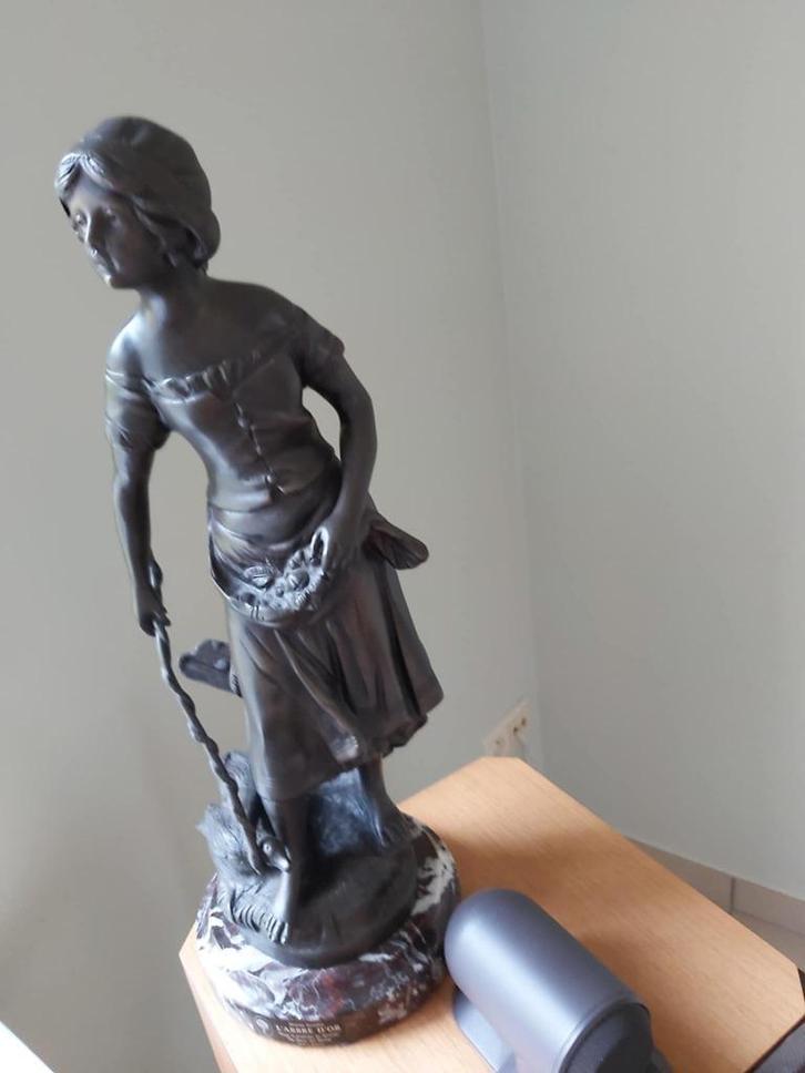 Bronzen beeld, Antiek en Kunst, Antiek | Brons en Koper, Brons, Ophalen