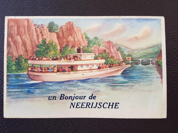 Postkaart un Bonjour de Neerijsche Neerijse, Verzamelen, Postkaarten | België, Gelopen, Vlaams-Brabant, 1920 tot 1940, Ophalen of Verzenden