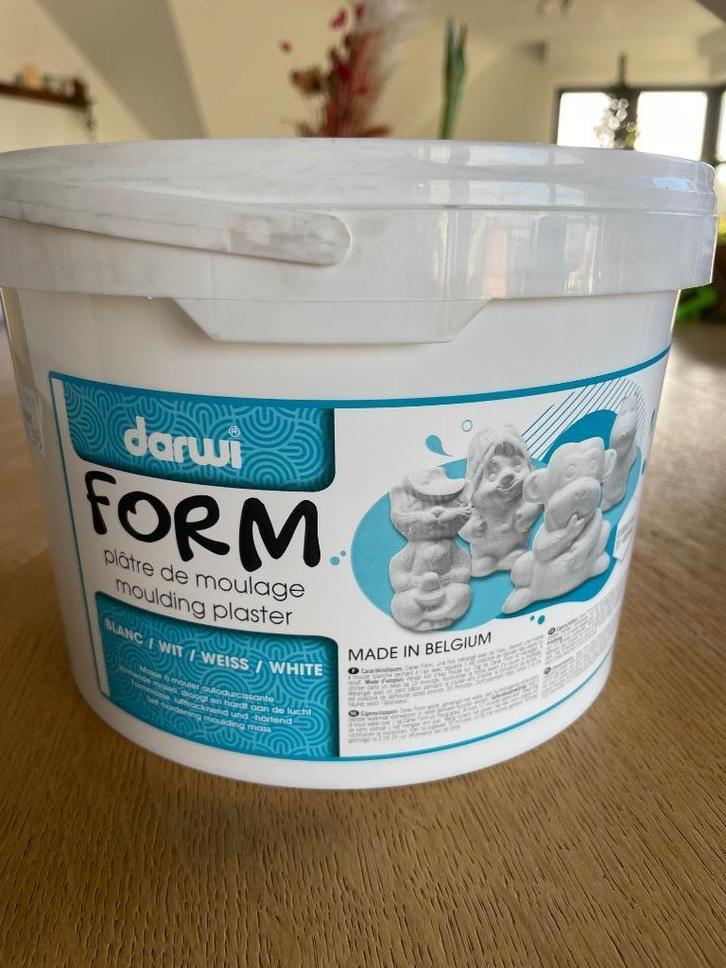 Darwi form gietgips 3kg, Hobby en Vrije tijd, Knutselen, Nieuw, Materiaal, Ophalen of Verzenden