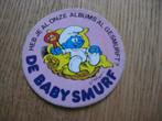 Sticker De Baby Smurf Peyo  Heb je al onze Albums al Gesmuft, Verzamelen, Stripfiguren, Ophalen of Verzenden, Smurfen, Nieuw, Plaatje, Poster of Sticker