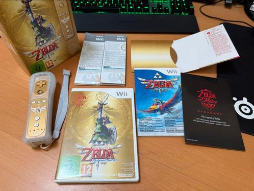 The Legend of Zelda Skyward Sword - Beperkte editie - Wii, Games en Spelcomputers, Games | Nintendo Wii, Zo goed als nieuw, Avontuur en Actie