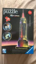 Puzzel ravensburger 3 D empire State building, Ophalen of Verzenden, Zo goed als nieuw