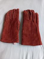 Paire de gants cuir brun, Fourrés. Taille  S. Neufs, Enlèvement ou Envoi