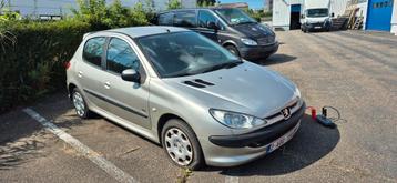 Peugeot 206 1.4i *CLIMATISE* 5 PORTES, Autos, Peugeot, Argent ou Gris, Achat, Entreprise, 5 portes