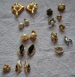 Vintage sets oorbellen, Bijoux, Sacs & Beauté, Boucles d'oreilles, Puces ou Clous, Enlèvement ou Envoi, Autres couleurs, Utilisé