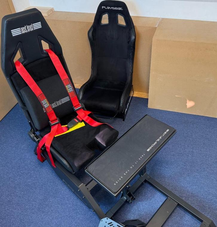 Simulateur de vol Next Level Racing + siège Playseat – 399€, Computers en Software, Joysticks, Zo goed als nieuw, Ophalen