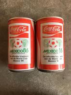 Coca-Cola blikjes 2st Nederland wereldbeker voetbal 86, Verzamelen, Ophalen of Verzenden, Gebruikt, Verpakking