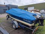 speedboot met trailer, Watersport en Boten, Speedboten, Ophalen, Gebruikt, Minder dan 70 pk, 3 tot 6 meter