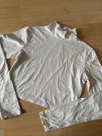 T shirt Bershka maat S, Kleding | Dames, Wit, Zo goed als nieuw, Lange mouw, Maat 36 (S)