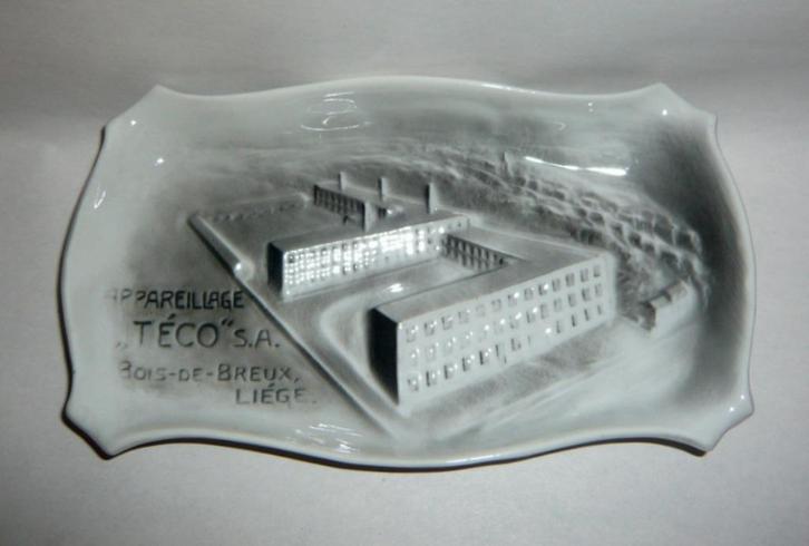 TECO, BOIS-DE-BREUX ASBAK PORSELEIN CA 1960, Antiek en Kunst, Antiek | Porselein, Ophalen of Verzenden