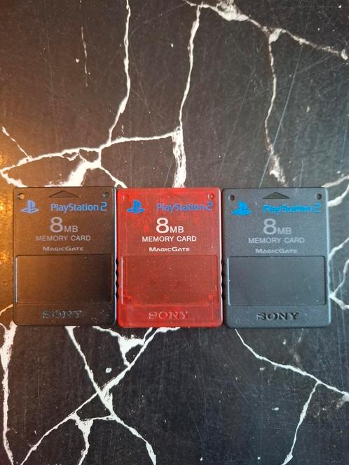3 Geheugenkaart Originele PlayStation 2!, Games en Spelcomputers, Games | Sony PlayStation 2, Zo goed als nieuw, Ophalen of Verzenden