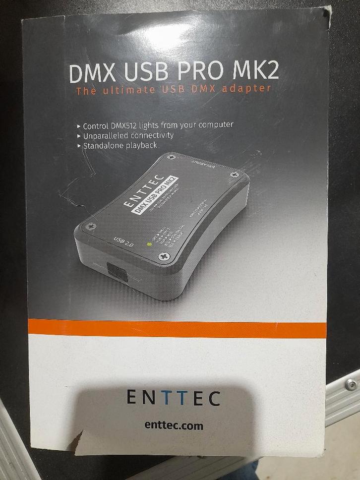 Enttec dmx module ( dmx usb pro mk2 ), Muziek en Instrumenten, Licht en Laser, Ophalen of Verzenden