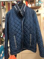 Gewatteerde blauwe jas, Kleding | Heren, Ophalen of Verzenden, Zo goed als nieuw