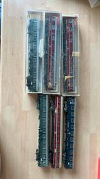 Lot de 6 voitures longues distances Fleischmann HO, Analogique, Fleischmann, Wagon, Enlèvement