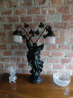 Antiek Brons Tafellamp, Antiek en Kunst, Ophalen of Verzenden