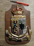 Crest en gres FN ZM MSC M935 Veurne, Envoi, Marine, Emblème ou Badge