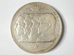 Zilveren munt uit 1948  met 4 Belgische Koningen (100 Fr), Verzilverd, Verzenden, Zilver, Losse munt