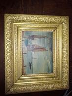 Strand met bootjes verfaillie, Antiek en Kunst, Ophalen of Verzenden