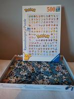 Puzzel Pokemon ravensburger 500 stukjes, Ophalen of Verzenden