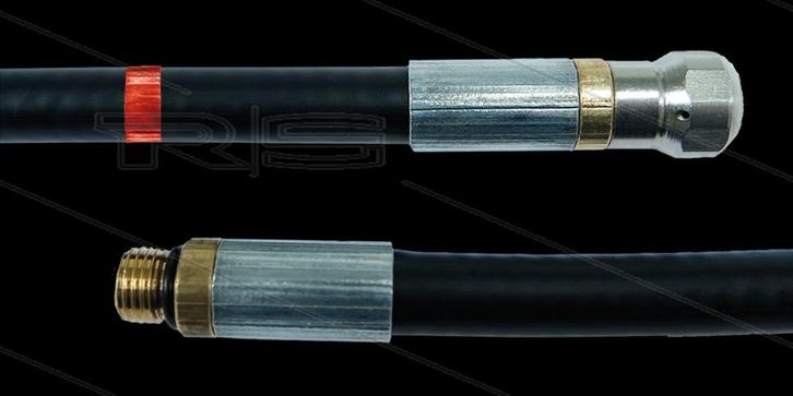 Zwarte Rioolslang 20m met Voorgeboorde Nozzle, Auto diversen, Overige Auto diversen, Verzenden