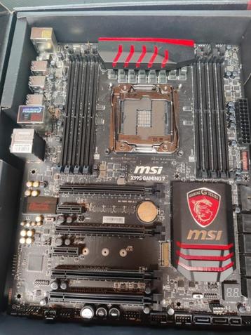 MSI X99S Gaming 7 motherboard - weinig gebruikt  beschikbaar voor biedingen