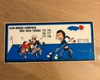 Retro sticker Club Brugge, Verzamelen, Ophalen, Zo goed als nieuw, Poster, Plaatje of Sticker