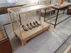 vintage antieke Engelse vitrine toonbank winkeltoog, Antiek en Kunst, Ophalen