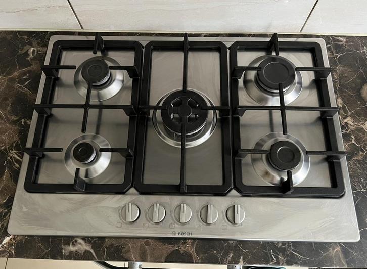 Bosch gaskookplaat, Elektronische apparatuur, Kookplaten, Gebruikt, Gas, Ophalen