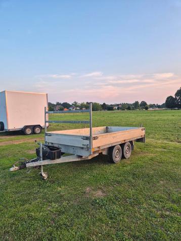 Henra plateau aanhangwagen 3m50 op 1m90  beschikbaar voor biedingen