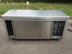 RVS kast met werktablet, Ophalen