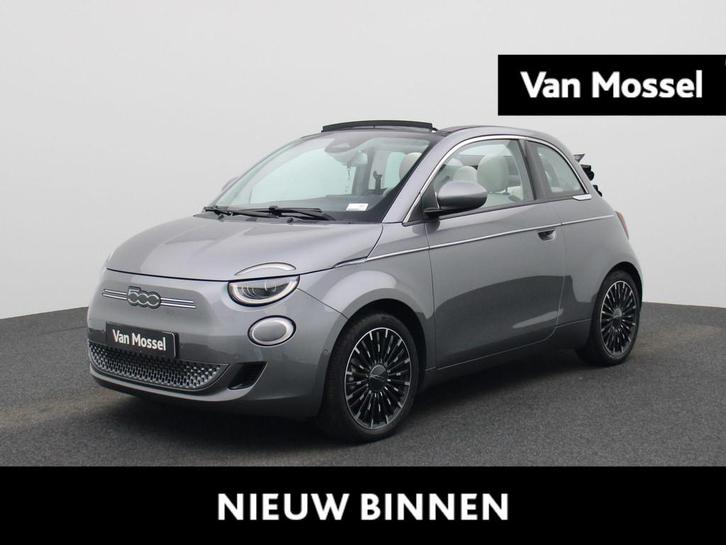 Fiat 500C 500e 42 kWh La Prima, Auto's, Fiat, Bedrijf, Te koop, 500C, 360° camera, Adaptive Cruise Control, Airconditioning, Bluetooth