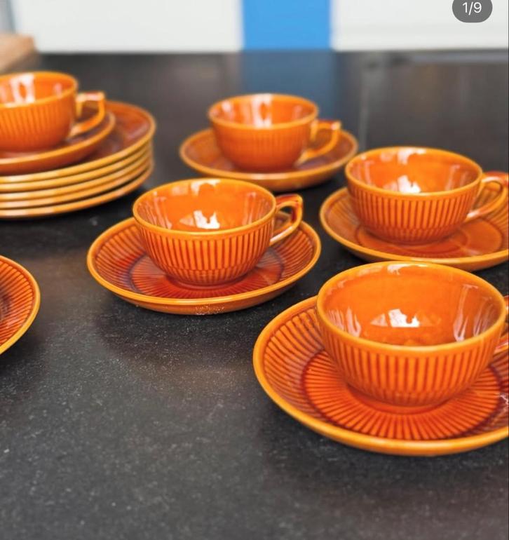 Vaisselle brune Boch, Antiquités & Art, Antiquités | Services (vaisselle) pièces, Enlèvement