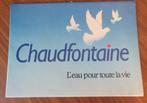 Karton Reclamebord - Chaudfontaine 1989 -, Verzamelen, Merken en Reclamevoorwerpen, Ophalen of Verzenden, Gebruikt, Reclamebord