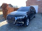 AUDI Q7 E-TRON 3.0 TDI – QUATTRO – HYBRIDE – LUCHTVERING, Auto's, Automaat, Blauw, Leder, Particulier