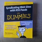 Syndicating Web Sites with RSS Feeds door Ellen Finkelstein., Comme neuf, Enlèvement ou Envoi