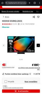 tv smart 65 inch, Audio, Tv en Foto, Televisies, QLED, 120 Hz, Zo goed als nieuw, 100 cm of meer