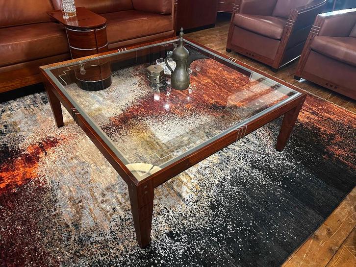 Table basse design Art Déco, Maison & Meubles, Tables | Tables de salon, Comme neuf, Moins de 50 cm, 100 à 150 cm, 100 à 150 cm