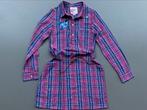 Hemd jurk blauw / roze vogel Mim-pi 146-152, Kinderen en Baby's, Mim-pi, Meisje, Ophalen of Verzenden, Zo goed als nieuw