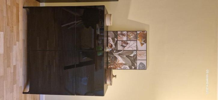 Ikea hoog dressoir (Besta-combinatie), Huis en Inrichting, Kasten | Buffetkasten, Gebruikt, 100 tot 150 cm, 100 tot 150 cm, 25 tot 50 cm