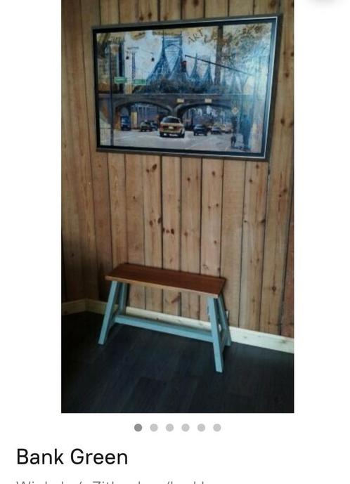 Vensterbankje, zitbank, kruk, Huis en Inrichting, Tafels | Sidetables, Nieuw, Grenenhout, Ophalen
