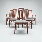 Lot de 6 chaises EVA par Niels Koefoed retapissées., Maison & Meubles, Chaises, Enlèvement, Comme neuf, Une