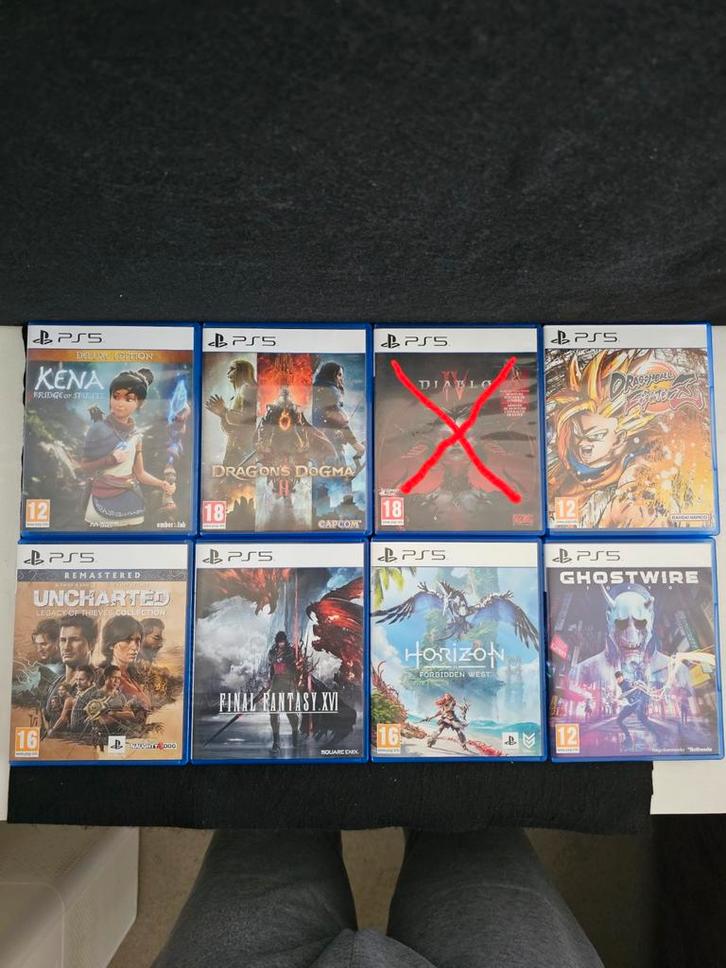 Pak 3 spellen om uit te kiezen!!! 69€, Games en Spelcomputers, Games | Sony PlayStation 5, Zo goed als nieuw, Ophalen of Verzenden