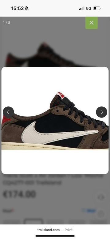 Nike X Travis Scott low mocha beschikbaar voor biedingen